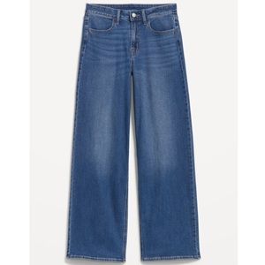 NWT High Waisted WOW Wide Leg Jeans Old Navy